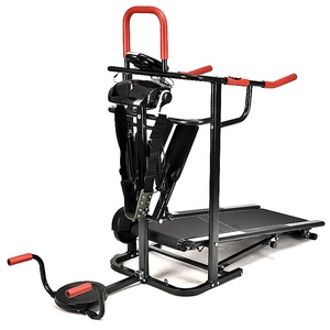 Home Use Foldable Multi-function Manual <b>Walking</b> LCD Screen Incline Portable Mechanical Running Machine 100kg Capacity - Product Image 4