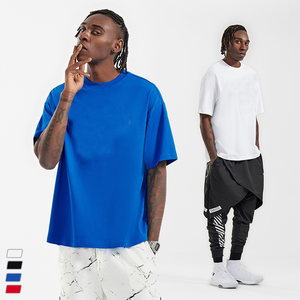 Taglie forti di <span class=keywords><strong>prima</strong></span> <span class=keywords><strong>classe</strong></span> qualità cotone Logo personalizzato stampa da uomo maglietta personalizzata con stampa semplice maglietta oversize - Product Image 5