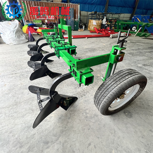 Nouvelle charrue à 4 rangs, type suspendu, espacement réglable des rangs, machine de creusement de fossés et de culture pour les champs de légumes, de maïs et de blé - Product Image 4