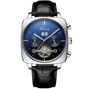Reloj de Pulsera Mecánico para Hombre Ailang 8655, Diseño Cuadrado, Esfera Grande, Tourbillon - Product Image 5