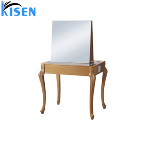 Station de barbier multifonctionnelle intelligente KISEN avec armoire de rangement et étagères, pour salle de bain, maquillage et usage en salon de coiffure - Product Image 1