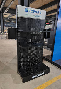 Exposición minorista personalizada 3 niveles herramientas eléctricas estante de exhibición de Metal soporte de exhibición de bomba de agua con estantes ajustables - Product Image 4