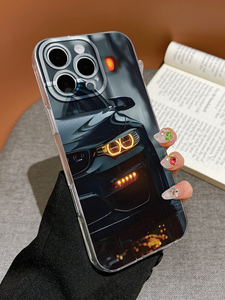 <span class=keywords><strong>Coque</strong></span> de protection <span class=keywords><strong>transparente</strong></span> en TPU de luxe pour <span class=keywords><strong>iPhone</strong></span> 17/16/15/14 ProMax, design voiture de sport 'Pluie Nocturne', anti-traces de doigts et antichoc - Product Image 2