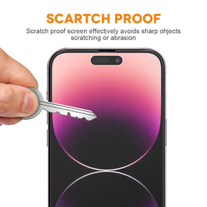 ผู้ผลิต OEM รับผลิตกระจกนิรภัยแบบกำหนดเอง 21d สำหรับ iPhone 15 Pro Max ฟิล์มกันรอยหน้าจอ กระจกนิรภัยป้องกันไฟฟ้าสถิต - Product Image 2