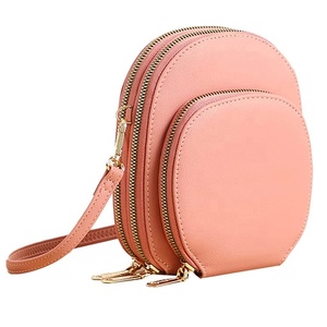 Women's <b>Mobile</b> <b>Phone</b> <b>Bags</b> Wholesale Leisure PU Leather Durable Multi-function Crossbody Cell <b>Phone</b> Messenger Purse - Product Image 1