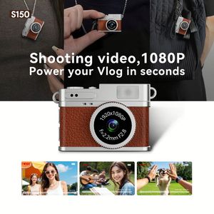 Newest Design S150 <b>Mini</b> Pocket <b>Camera</b> 1080P HD Video Recoding Support SD Card Retro Photo <b>Camera</b> Gift <b>Camera</b> - Product Image 4
