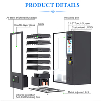 Máquina Expendedora Combinada Inteligente Refrigerada RUNYANG, Personalizable, con Cambiador de Monedas, para Alimentos y Bebidas