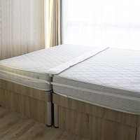 SUREWALHOME Pont de lit, connecteur de lit double, remplisseur d'espace pour matelas pour transformer les lits doubles en lits simples, connecteur de matelas avec sangle