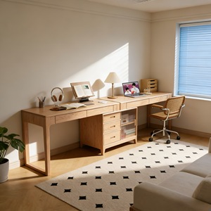 Bibliothèque moderne avec étagères solides, armoire bibliothèque avec porte en verre pour <span class=keywords><strong>la</strong></span> maison, meubles sur mesure en bois. - Product Image 4
