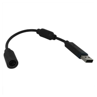 Adaptateur de câble USB détachable pour manettes de jeu filaires 360