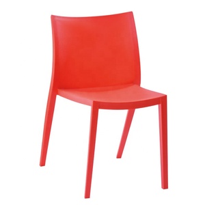 Morezhome Nordique café restaurant empilable en plastique moderne pas cher chaises de salle à manger - Product Image 4