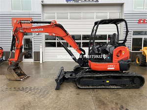 Excavatrice d'occasion d'origine japonaise Kubota U55 en vente, mini pelle, machine de 5,5 tonnes, Kubota U55-4, excavatrice à chenilles d'occasion pas chère - Product Image 2