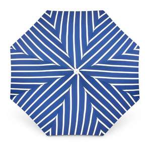 最佳澳大利亚美国豪华6英尺7英尺户外便携式复古条纹风格露台野餐阳伞沙滩椅带流苏的雨伞 - Product Image 2