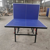 L'équipement d'entraînement portatif de Tennis de Table plient la Table de ping-pong avec la Table portative de roues