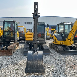 El 90% de las nuevas fábricas suministra excavadoras hidráulicas de cadenas Volvo EC60C de 6 toneladas de segunda mano para agricultores en el parque. - Product Image 2