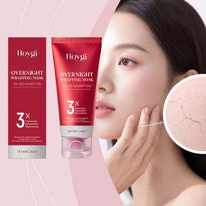 Nouveau masque enveloppant de nuit à l'astaxanthine, rajeunissement, éclaircissement, unifie le teint, hydrate en profondeur, masque facial peel-off de nuit - Product Image 5