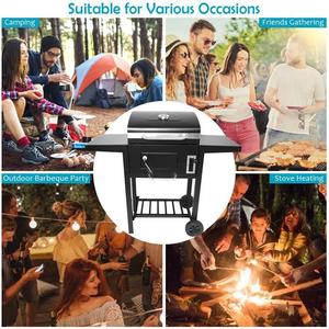 Nhà Máy Heavy Duty thép không gỉ BBQ nướng ngoài trời Patio vườn xe đẩy than nướng thịt nướng tốt hơn khả năng đọc công cụ tìm kiếm - Product Image 5