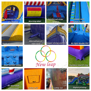 PVC <span class=keywords><strong>Inflatable</strong></span> trượt làn đường kép OEM trò chơi thương mại nhảy Bouncer nhà khô mới Bước Nhảy Vọt thể thao sử dụng để bán cho thuê cho thuê - Product Image 4