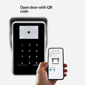 गुंगबाओ वाटरप्रूफ चांदी/ब्लैक मोबाइल फोन ऑल-इन-वन इंडक्शन कार्ड स्वाइप स्मार्ट एक्सेस कंट्रोल सिस्टम विजिटर पासवर्ड क्यू - Product Image 4