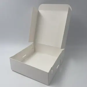 Kotak kertas kotak Harga kustom atau standar untuk produk roti dan kue