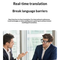Nouvelles Lunettes Intelligentes M88-S Transfrontalières avec IA 8 Mégapixels, Traduction Simultanée, Photo Anti-Tremblement, Enregistrement Vidéo HD et Écran Tactile