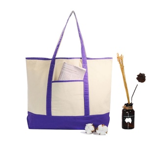 Sacs de plage en toile de coton réutilisables personnalisés de haute qualité et bon marché, sacs de shopping en toile de coton recyclée écologiques - Product Image 1