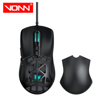 Souris de jeu filaire ergonomique G520 pour droitier, prix d'usine, 12800 DPI, lumière RGB réglable, souris optique USB pour ordinateur portable PC