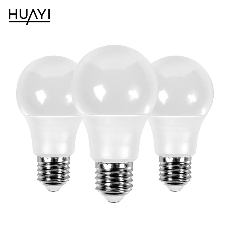 HUAYI 중국 도매 주문 알루미늄 PC E27 B22 9w 실내 Led 전구