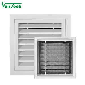 <span class=keywords><strong>Grille</strong></span> de retour d'air décorative en aluminium pour climatiseur, couvercle de ventilation pour plafond et mur, type à charnière, <span class=keywords><strong>grille</strong></span> antirouille avec filtre à air - Product Image 2
