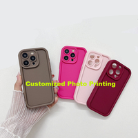 Étui de protection antichoc en TPU noir avec motif nœud papillon et design d'objectif en échelle pour iPhone 12 13 14 15 16 17 18 Pro Max