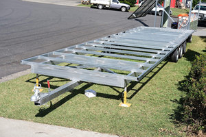 Cápsula de remolque prefabricada con marco de acero para el hogar Contenedor de Casa expandible para sala de estar Remolques de viaje Producto - Product Image 6