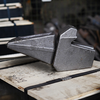 Dents de coupe de roche R220 RIPPER, dents de forage plates, foret plat en carbone, dents plates pour sol