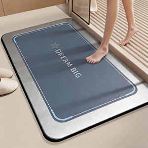 Tapis de salle de bain en terre de diatomées, tapis absorbants pour toilettes, imperméables, découpables, antidérapants (usine) - Product Image 1