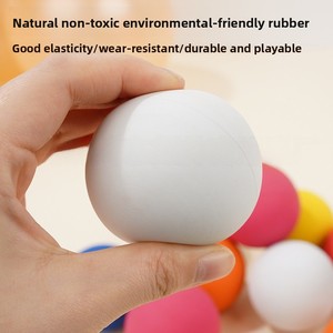 Palline in Gomma Personalizzate con Logo per Racquetball, Pallamano, Frescobol e Squash, ad Alto Rimbalzo - Product Image 3