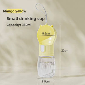 Fontaine à eau et gourde portable écologique en plastique 2 en 1 pour chien, utilisation en extérieur - Product Image 5