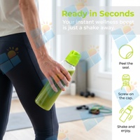 Poudre de Matcha de Qualité Cérémonielle OEM ODM Marque Privée avec Bouchon de Bouteille et Sachets Individuels de 2g pour une Utilisation Quotidienne Pratique