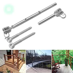 Kit de Balustrade en acier inoxydable à monter soi-même, 1 Kit