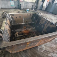 Cuve de fonderie sur mesure pour fonderie de fonte de fer, grande cuve à scories de fonderie, prix