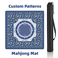 Tapis de table de mahjong et de poker de luxe moderne à motif personnalisé, pliable, antidérapant, imperméable, antistatique, écologique, durable et portable
