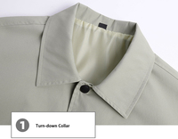 Blouson d'entraîneur personnalisé pour hommes, grande taille, style décontracté, coupe-vent en tissu de laine, avec logo sur mesure – Vente en gros