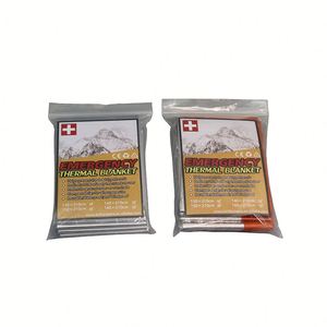 Couverture Thermique d'Urgence en Mylar pour la Conservation de la Chaleur, Survie, Logo Personnalisé - Product Image 4