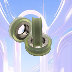 Колеса с силиконовым покрытием, полиуретановые тяговые ролики, износостойкие, коррозионно-стойкие, устойчивые к кислотам и щелочам - Product Image 2