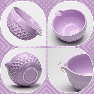 Traditional Japanese 7pc Matcha <b>Set</b> Classic Ceramic Bowl Bamboo Whisk <b>Tea</b> Scoop Porcelain Pottery Rhombus Bowl-for Matcha <b>Tea</b> - Product Image 5