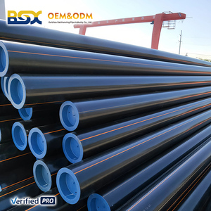 Tubo per <span class=keywords><strong>Gas</strong></span> SDR11 SDR17 in HDPE a Strisce Gialle per Installazioni Sotterranee 32 50 90mm 110mm 160mm Polietilene PE100 per <span class=keywords><strong>Gas</strong></span> Naturale Prezzo di Fabbrica Linea Rossa - Product Image 3