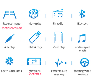 7 inch xe <span class=keywords><strong>MP5</strong></span> cho Bluetooth máy nghe nhạc điều khiển trung tâm Carplay GPS Android tự động lớn Bảng điều khiển hiển thị kết nối USB - Product Image 4