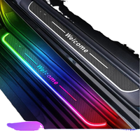 Nouvelle lumière LED solaire transfrontalière LEMOMBO pour voiture, effet œil de démon, décoration de fenêtre triangulaire, lumière d'ambiance, lumière respirante, sans câblage requis