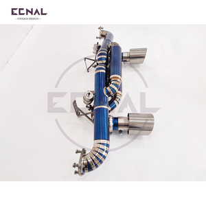 Système d'échappement Catback Valvetronic en titane Ecnal pour Porsche 718 GT4 RS 4.0T <span class=keywords><strong>2020</strong></span>+, silencieux <span class=keywords><strong>de</strong></span> performance, tuyau d'échappement - Product Image 4