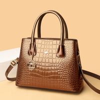 Tas Selempang Wanita Model Bucket Kulit Paten Vintage dengan Ritsleting, Desainer Mewah 2026, untuk Wanita