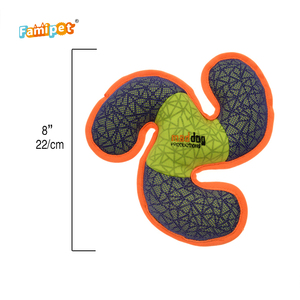 Famipet fabricante personalizado al por mayor <span class=keywords><strong>Boomerang</strong></span> nuevo diseño peluche mascota juguete Squeaky perro juguete - Product Image 2