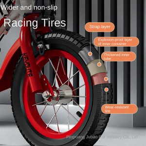 <span class=keywords><strong>Bicicletta</strong></span> per Bambini 12-20 Pollici per Ragazzi e Ragazze con Rotelle, Doppio Freno, Telaio in Acciaio ad Alto Tenore di Carbonio - Product Image 3